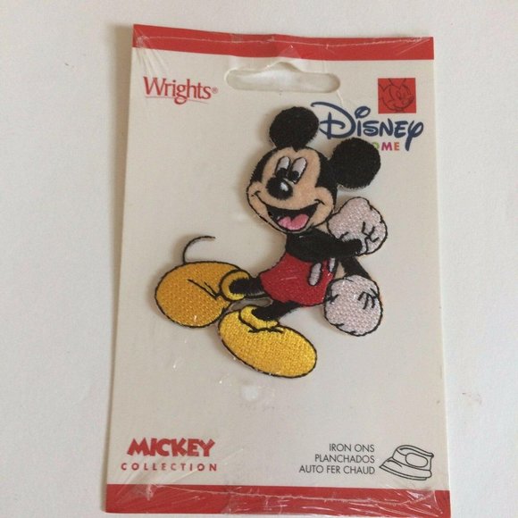 VINTAGE PATCH NEW IN PACKAGE MICKEY - Picture 1 of 1